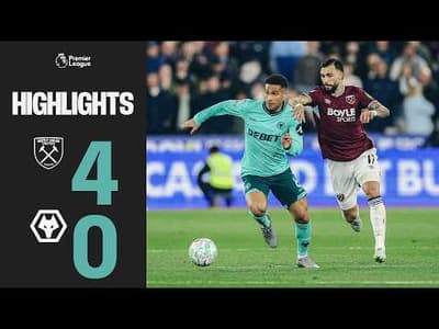 Defeat in the capital | West Ham 4-0 Wolves | Highlights