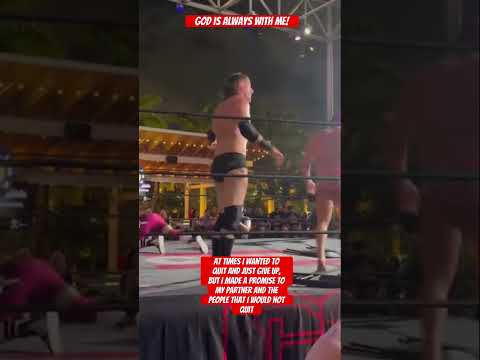 Ernest took a beating during this match but did not quit! #shorts #prowrestling #wwe #aew