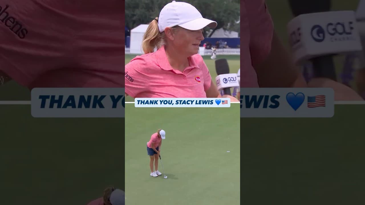 Stacy Lewis bids farewell to LPGA Tour as she looks forward to the future and growing her family🥹🙌