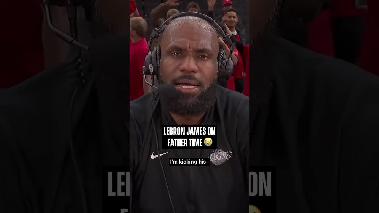 Father time? Never heard of him. #lakers #lebronjames