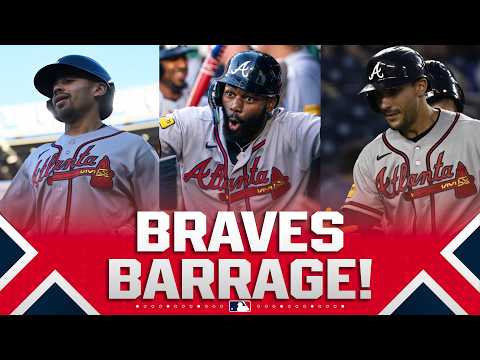 The Braves crush 4 HOME RUNS in their win in D.C.! 🪓💪 (Ft. Baldwin, Harris II, & Olson!)
