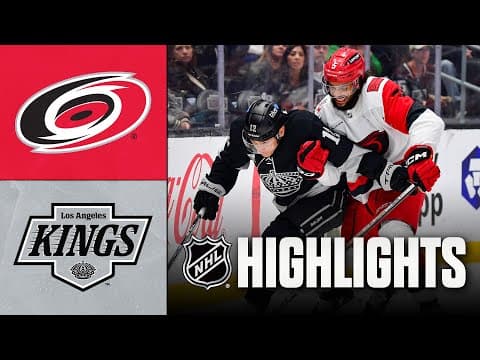 NHL Highlights | Hurricanes vs. Kings | October 18, 2025