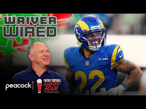 Blake Corum, Cards' duo atop Week 16 RB waiver targets | Fantasy Football Happy Hour | NFL on NBC