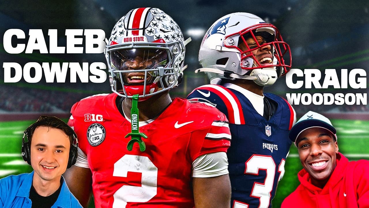 Caleb Downs ELITE film breakdown AND Patriots Safety Craig Woodson | NFL on ESPN