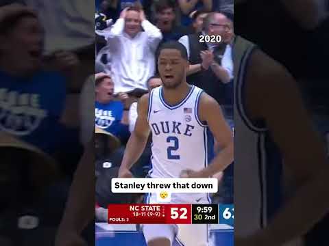 That was huge 🤯 #dukebluedevils #accbasketball #collegebasketball
