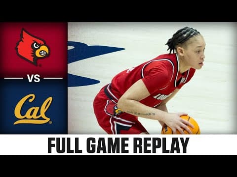 Louisville vs. Cal Full Game Replay | 2025-26 ACC Women's Basketball