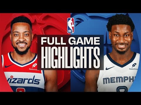 WIZARDS at GRIZZLIES | FULL GAME HIGHLIGHTS | December 20, 2025
