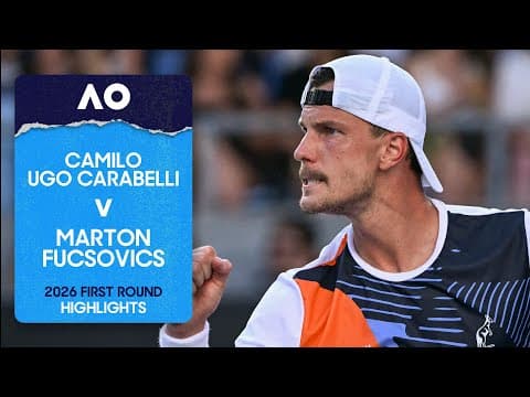 Camilo Ugo Carabelli v Marton Fucsovics Highlights | Australian Open 2026 First Round