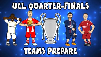 UCL QUARTER-FINALS! The teams prepare🏆