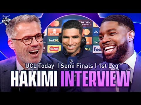 Achraf Hakimi LOVES Big Meeks!😍| Hakimi Interview After PSG's Win v Arsenal! | UCL Today