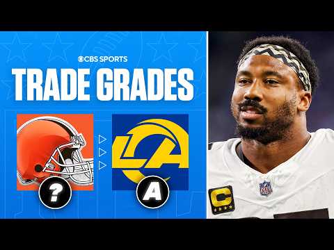 TRADE GRADES for Browns trading Myles Garrett to Rams 🚨