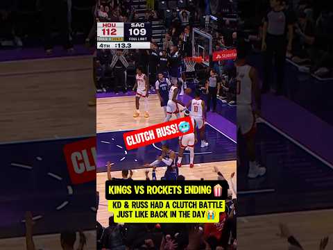 Rockets vs Kings ending was INSANE😭🍿