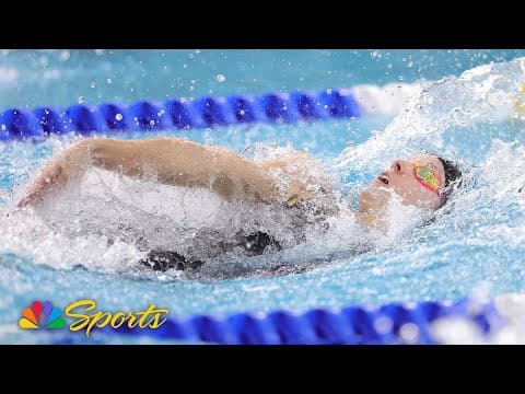 Regan Smith gets the better of Katharine Berkoff in 100m backstroke win | NBC Sports