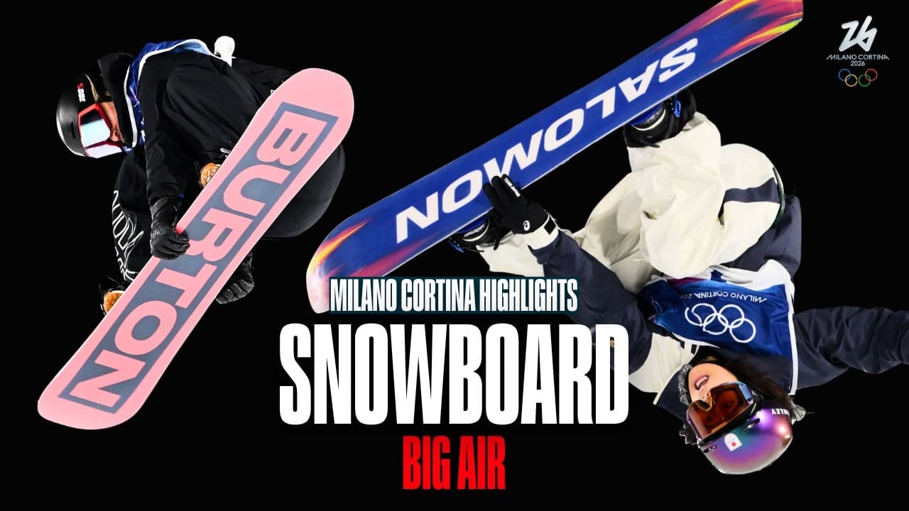 Women's Snowboard Big Air Tricks, but they keep getting more impressive! 🏂 #MilanoCortina2026