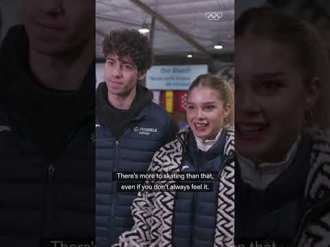 A glimpse into @sofiaval_1 and @asaf.kazimov's journey to #MilanoCortina2026! ✨⛸️