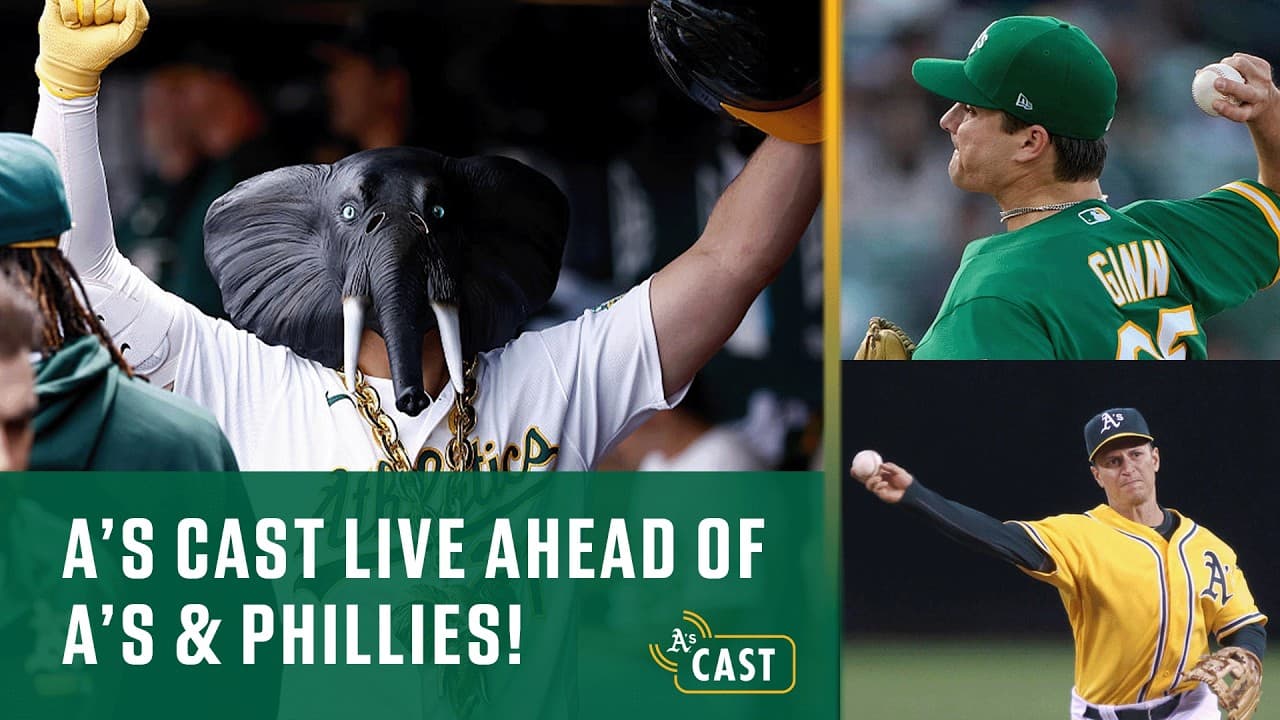 A's Cast Live Ahead of A's & Phillies | Tyler Soderstrom, Mark Ellis & The Pitching Ninja Join!