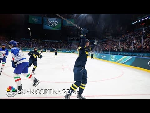 Sweden delivers dominant attack against Italy in women's hockey | Winter Olympics 2026 | NBC Sports