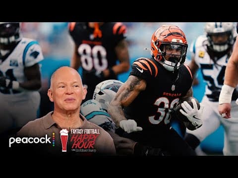 Bengals' Chase Brown should get a ton of receiving work | Fantasy Football Happy Hour | NFL on NBC