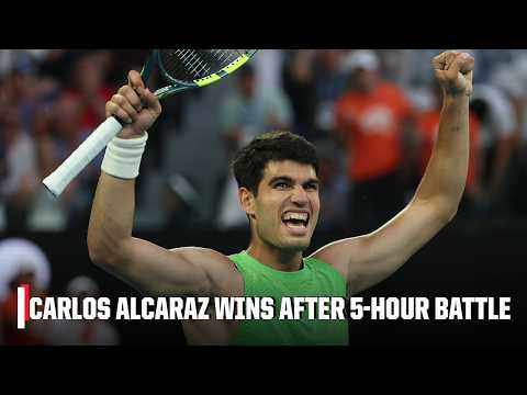 CARLOS ALCARAZ TO THE FINALS 👏 5-hour BATTLE in the Semifinals 🔥 | 2026 Australian Open