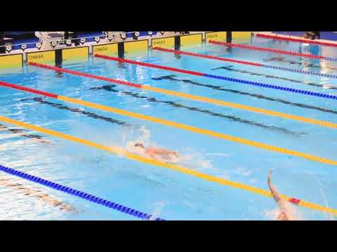 Men's 100 Back (Luke Barr, 54.69 MEET RECORD) - 2026 Bergen Swim Festival