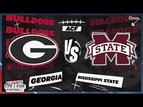 Be careful Georgia at Mississippi State?! | Always College Football