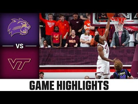 Western Carolina vs. Virginia Tech Game Highlights | 2025-26 ACC Men's Basketball