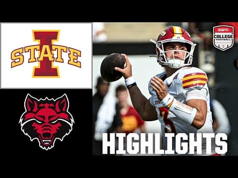 Iowa State Cyclones vs. Arkansas State Red Wolves | Full Game Highlights | ESPN College Football