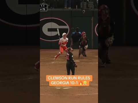 3 different Tigers homered as the Tigers rolled in Athens 🔥🔥🔥 #clemson #softball #collegesoftball