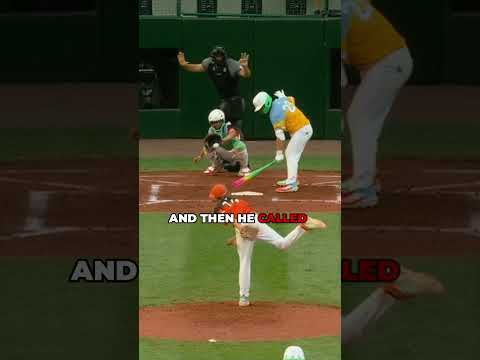 The Cockiest Little League Pitcher of the Year! 🤣 #littleleaguebaseball #baseball