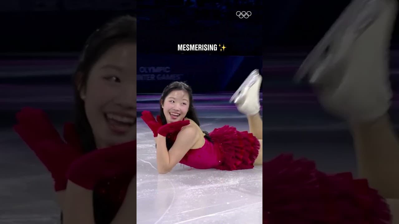 Moving with grace! 💫 Nakai Ami with an elegant performance at #MilanoCortina ⛸️#Olympics