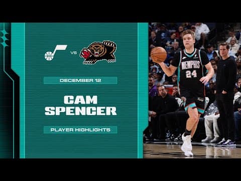 Cam Spencer Highlights vs. Utah Jazz