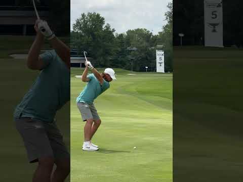 High Draw ➡️ High Fade.Two of the best shots we saw during practice rounds on Tour this season.