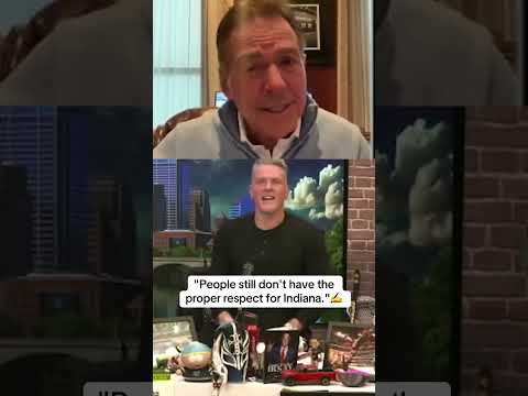 Nick Saban doesn't understand why fans sleep on Indiana 👀