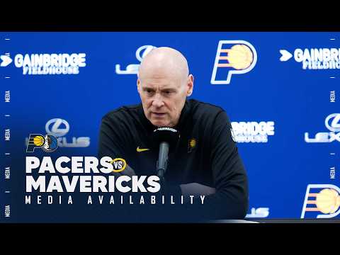 Rick Carlisle, Andrew Nmebhard, Pascal Siakam & Kobe Brown Speak with Media After Loss to Mavericks