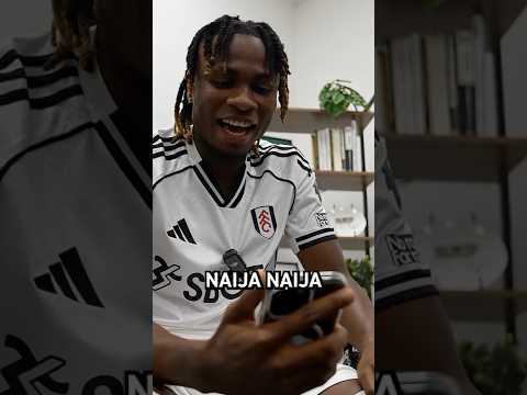 Samuel Chukwueze calls Alex Iwobi and Calvin Bassey after signing for Fulham. 📲🇳🇬