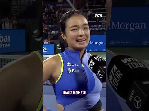 Dubai 🫶’s Alex #WTA #AlexEala #DDFTennis #Tennis #Interview