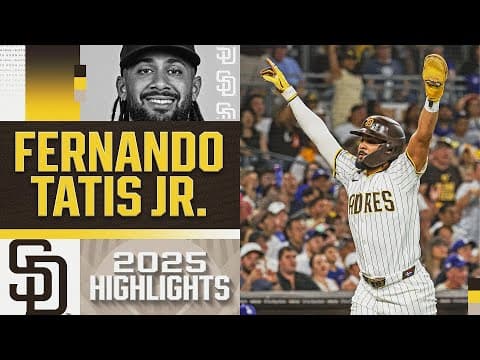 Fernando Tatis Jr.'s 2025 MLB highlights 😎 (All-Star and Platinum Glove winner with the Padres)