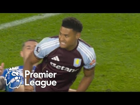 Ollie Watkins pulls one back for Aston Villa against Brighton | Premier League | NBC Sports