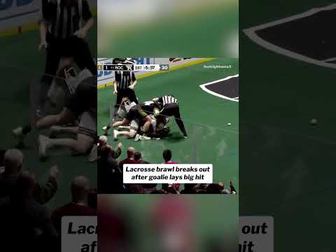 MASSIVE brawl ignites in National Lacrosse League.