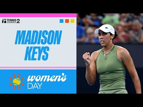 Madison Keys on Her Triumphant Return to Australia | Women's Day