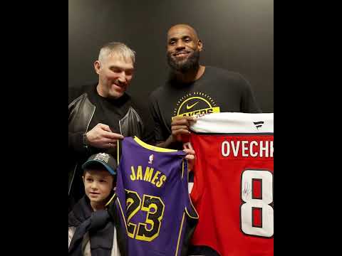 🐐 🤝 🐐: Ovi and LeBron Swap Jerseys!
