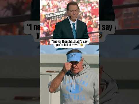 Savage Saban came out for Bill Belichick 🍿