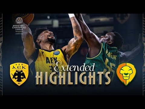 AEK BC v Patrioti Levice | Full Game Highlights | #BasketballCL 2025-26