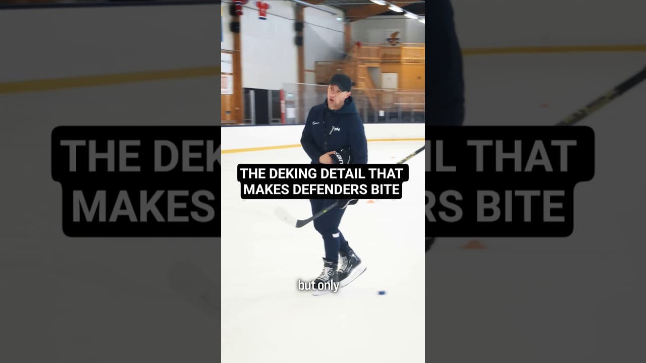 THE DEKING DETAIL THAT MAKES DEFENDERS BITE. LEARN MORE AT ITRAINHOCKEY.COM!