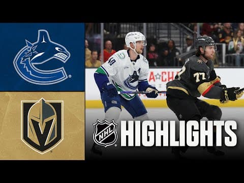 Canucks vs. Golden Knights | NHL Highlights | February 04, 2026