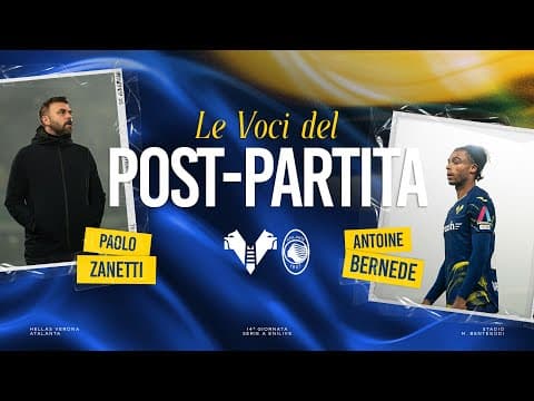 Serie A Enilive 2025/26 | Le voci del post partita: Zanetti e Bernede