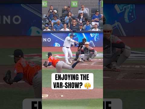 Daulton Varsho ties the game with a 2-run blast 💪 #MLB #Toronto #BlueJays