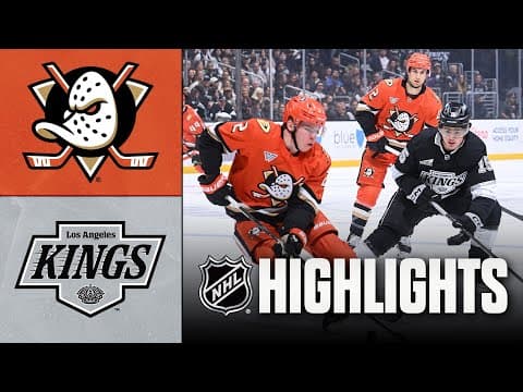 Ducks vs. Kings | NHL Highlights | January 16, 2026