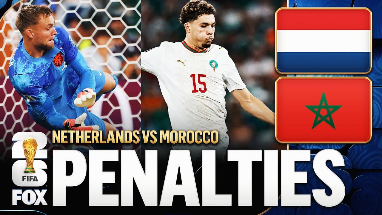 FULL PENALTIES ⚽️ Netherlands vs Morocco 2026 FIFA World Cup™ Round of 32