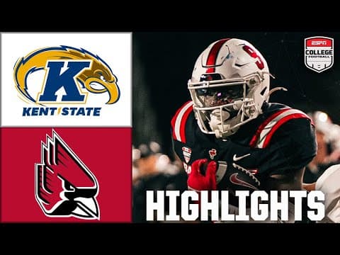 Kent State Golden Flashes vs. Ball State Cardinals | Full Game Highlights | ESPN College Football